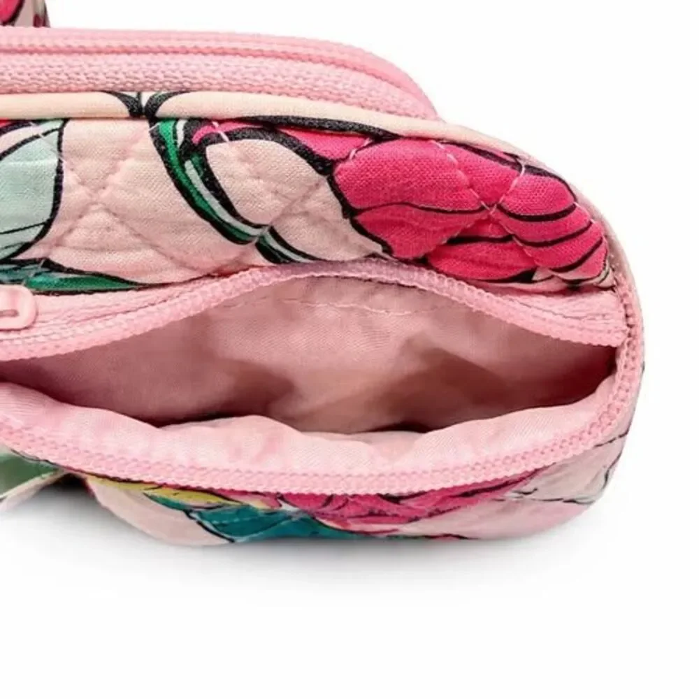 Vera Bradley Mini Hipster Bag Vintage Floral Purse Pink Flowers - Picture 8 of 8